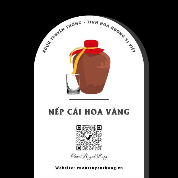 Rượu Nếp Cái Hoa Vàng